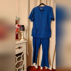 Smitten Scrub Set Teal Size Large